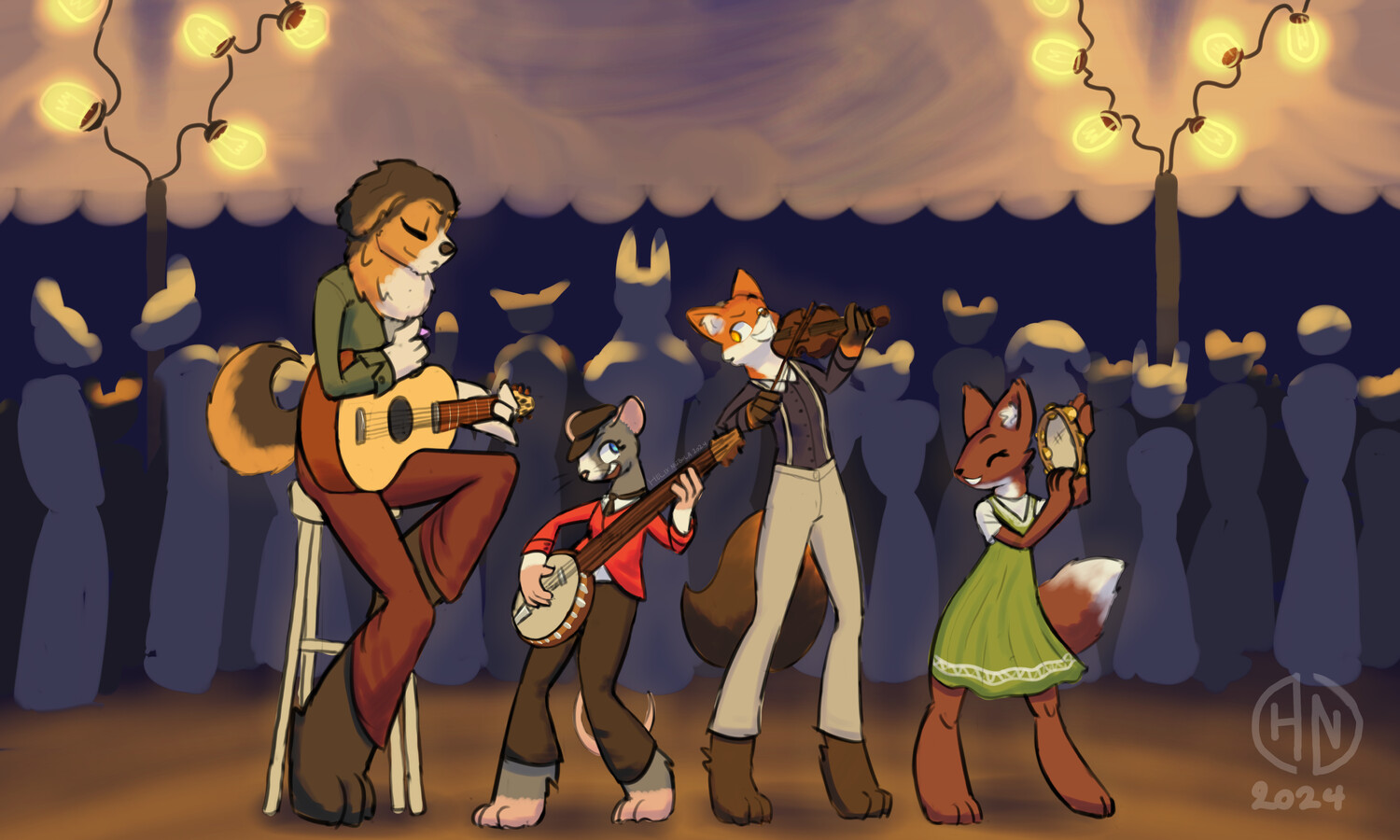 Looks like the <a href='https://helixnebula.art/default.php?p=view&id=129'>tambourine player</a> found herself a band!